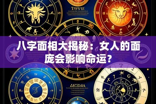 八字面相大揭秘：女人的面庞会影响命运？
