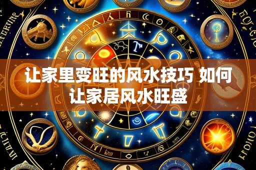 让家里变旺的风水技巧 如何让家居风水旺盛