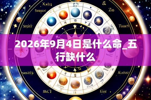 2026年9月4日是什么命_五行缺什么