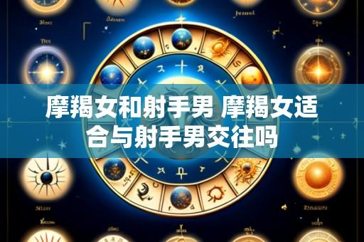 摩羯女和射手男 摩羯女适合与射手男交往吗