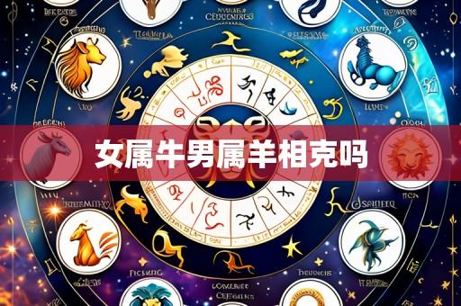 女属牛男属羊相克吗