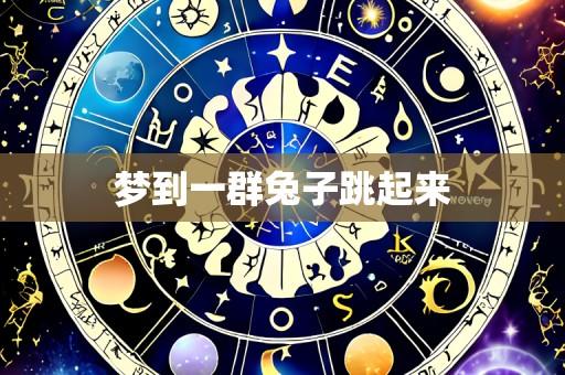梦到一群兔子跳起来