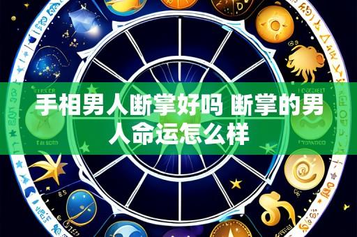 手相男人断掌好吗 断掌的男人命运怎么样