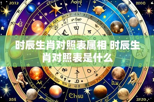 时辰生肖对照表属相 时辰生肖对照表是什么