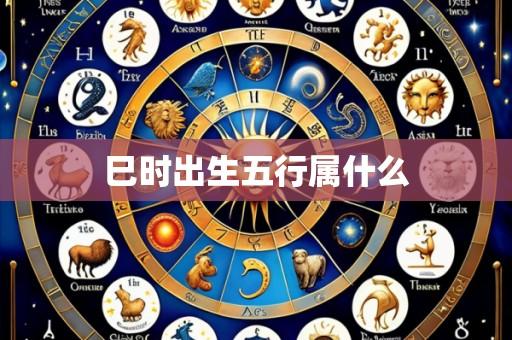 巳时出生五行属什么