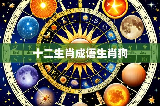 十二生肖成语生肖狗