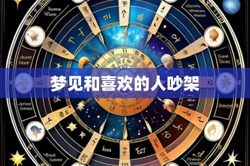 梦见和喜欢的人吵架
