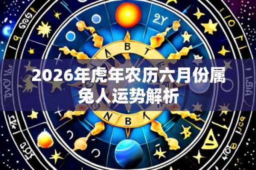 2026年虎年农历六月份属兔人运势解析