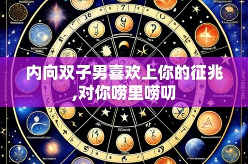 内向双子男喜欢上你的征兆,对你唠里唠叨