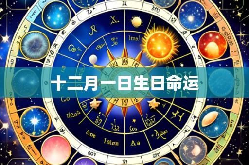 十二月一日生日命运