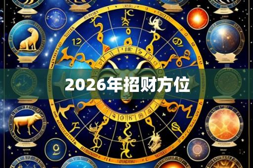 2026年招财方位