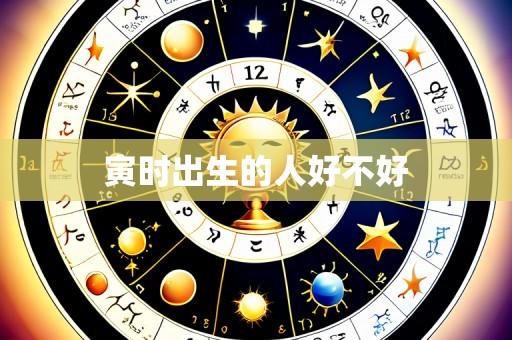 寅时出生的人好不好