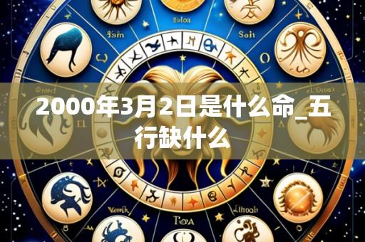 2000年3月2日是什么命_五行缺什么