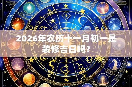 2026年农历十一月初一是装修吉日吗?