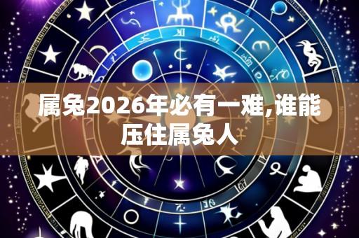 属兔2026年必有一难,谁能压住属兔人