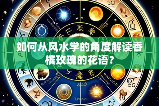 如何从风水学的角度解读香槟玫瑰的花语?