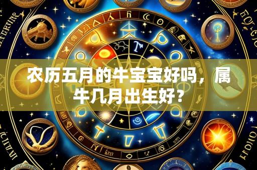 农历五月的牛宝宝好吗，属牛几月出生好？