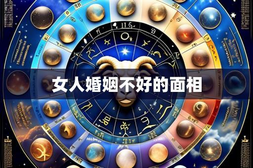 女人婚姻不好的面相