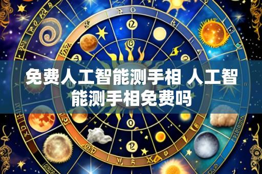 免费人工智能测手相 人工智能测手相免费吗