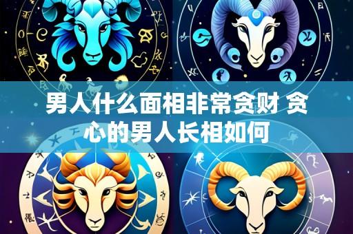 男人什么面相非常贪财 贪心的男人长相如何