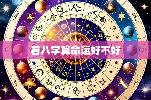 看八字算命运好不好