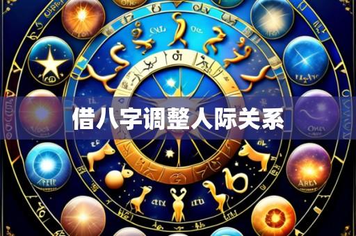 借八字调整人际关系