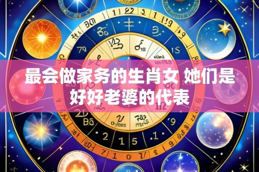 最会做家务的生肖女 她们是好好老婆的代表
