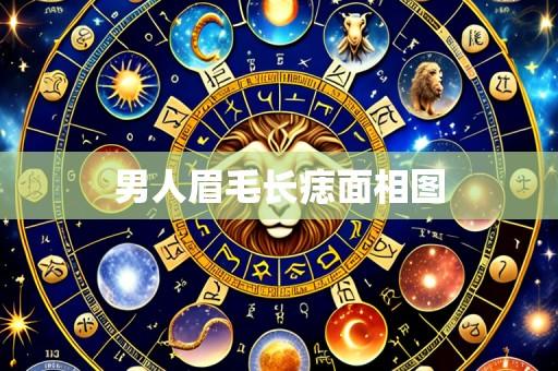 男人眉毛长痣面相图