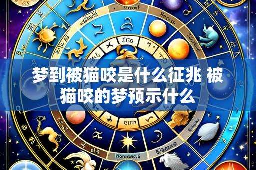 梦到被猫咬是什么征兆 被猫咬的梦预示什么