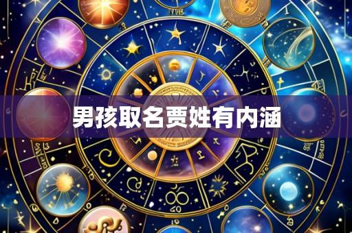 男孩取名贾姓有内涵