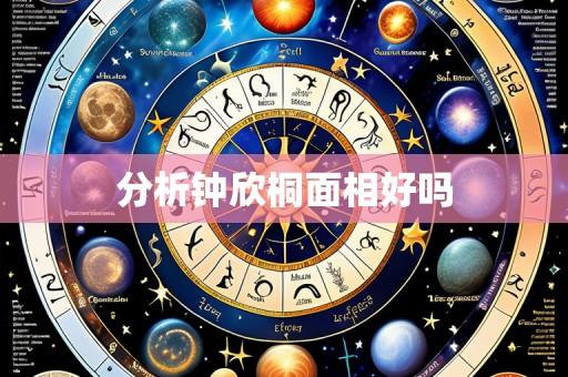 分析钟欣桐面相好吗