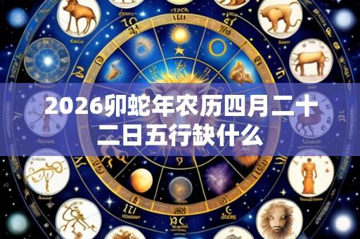 2026卯蛇年农历四月二十二日五行缺什么