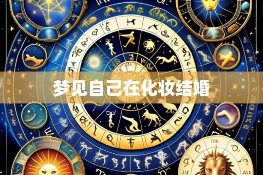 梦见自己在化妆结婚