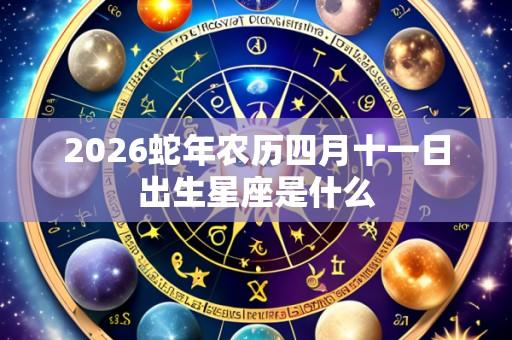 2026蛇年农历四月十一日出生星座是什么