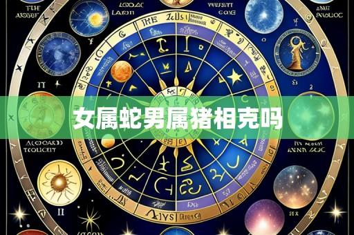 女属蛇男属猪相克吗