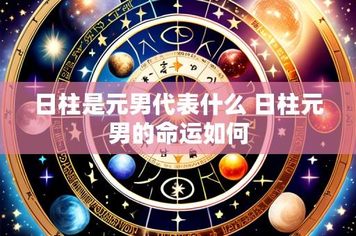 日柱是元男代表什么 日柱元男的命运如何