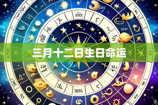 三月十二日生日命运