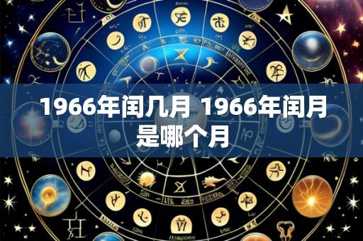 1966年闰几月 1966年闰月是哪个月