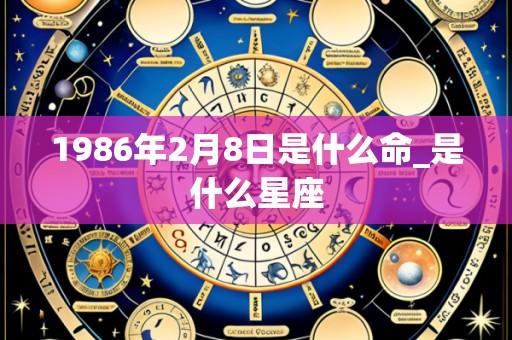 1986年2月8日是什么命_是什么星座