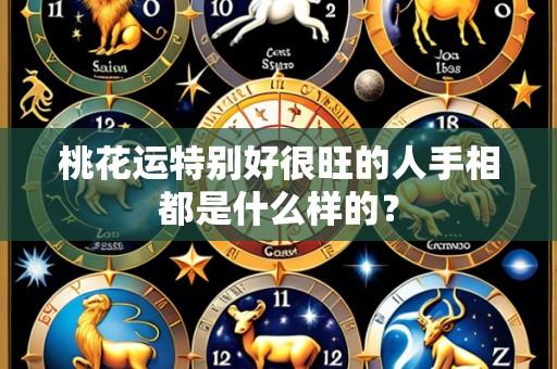 桃花运特别好很旺的人手相都是什么样的？