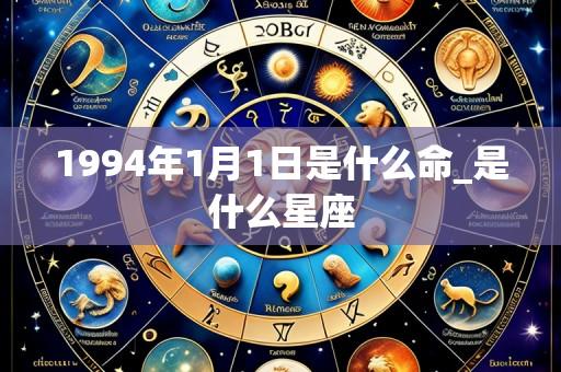 1994年1月1日是什么命_是什么星座