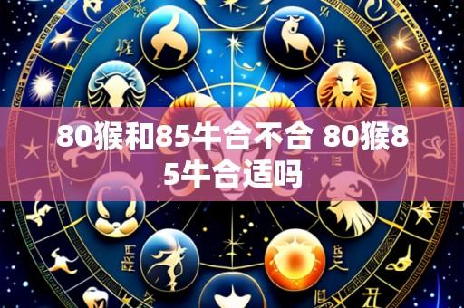 80猴和85牛合不合 80猴85牛合适吗