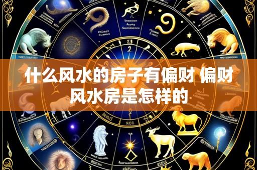 什么风水的房子有偏财 偏财风水房是怎样的