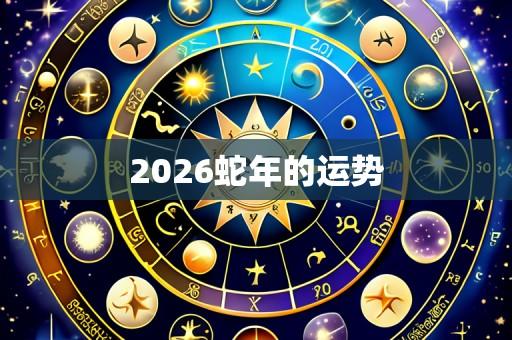 2026蛇年的运势