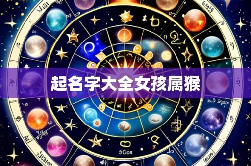 起名字大全女孩属猴
