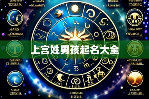 上宫姓男孩起名大全