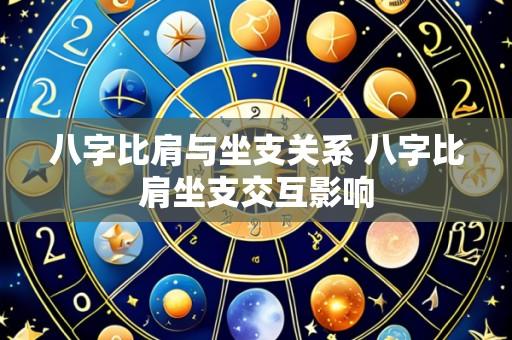 八字比肩与坐支关系 八字比肩坐支交互影响