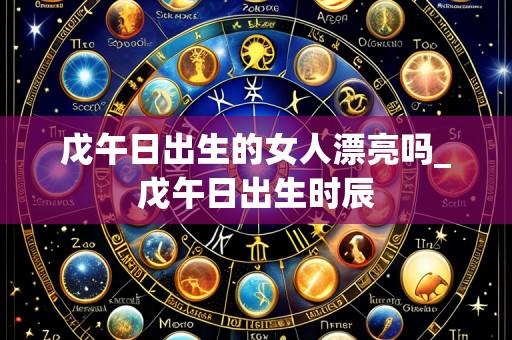 戊午日出生的女人漂亮吗_戊午日出生时辰