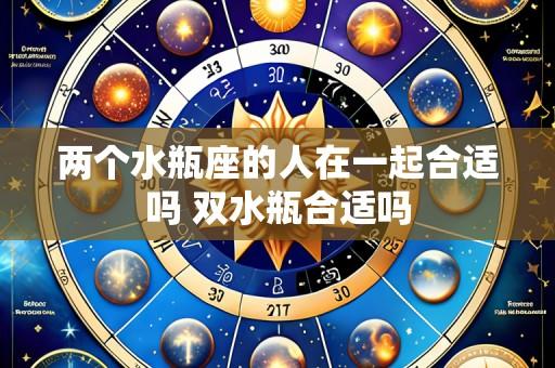 两个水瓶座的人在一起合适吗 双水瓶合适吗