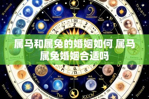 属马和属兔的婚姻如何 属马属兔婚姻合适吗